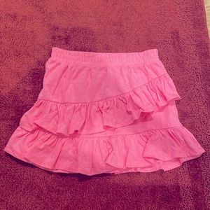 Carters girls pink ruffle skort size 7
